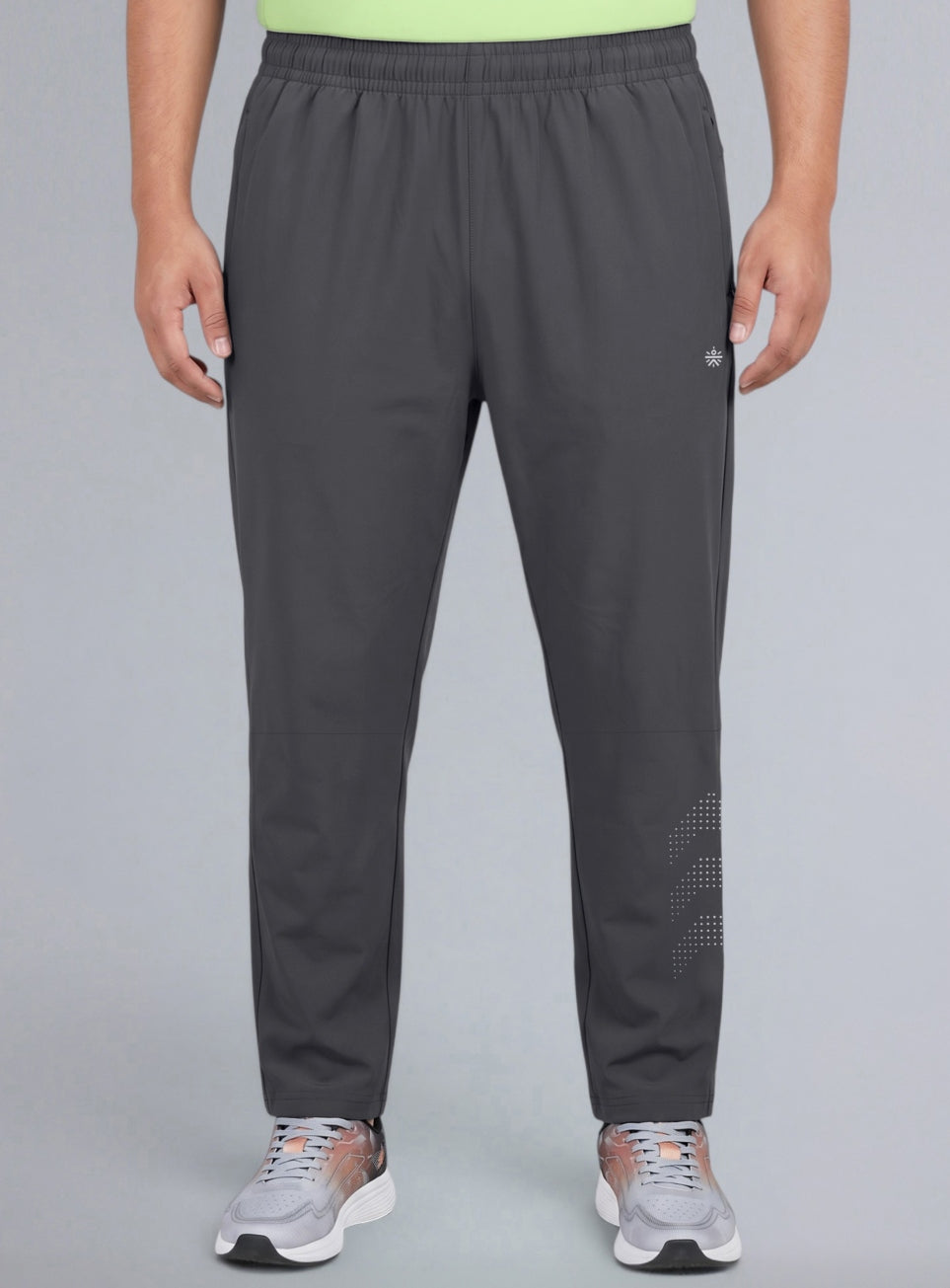 Men's Grey Ultimate Running Plus Size Trackpants