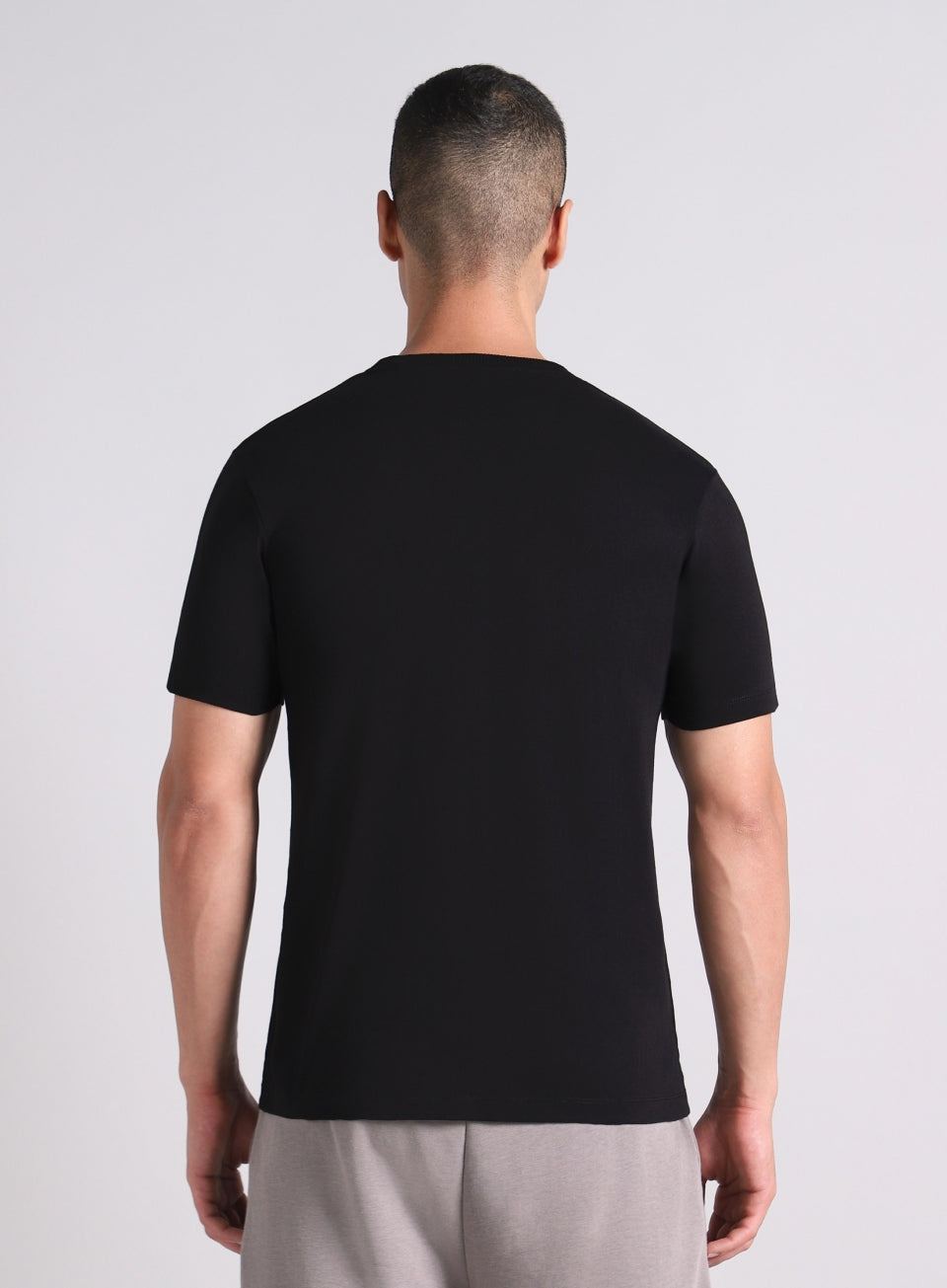 Men's Black V-Man Cult Graphic T-shirt