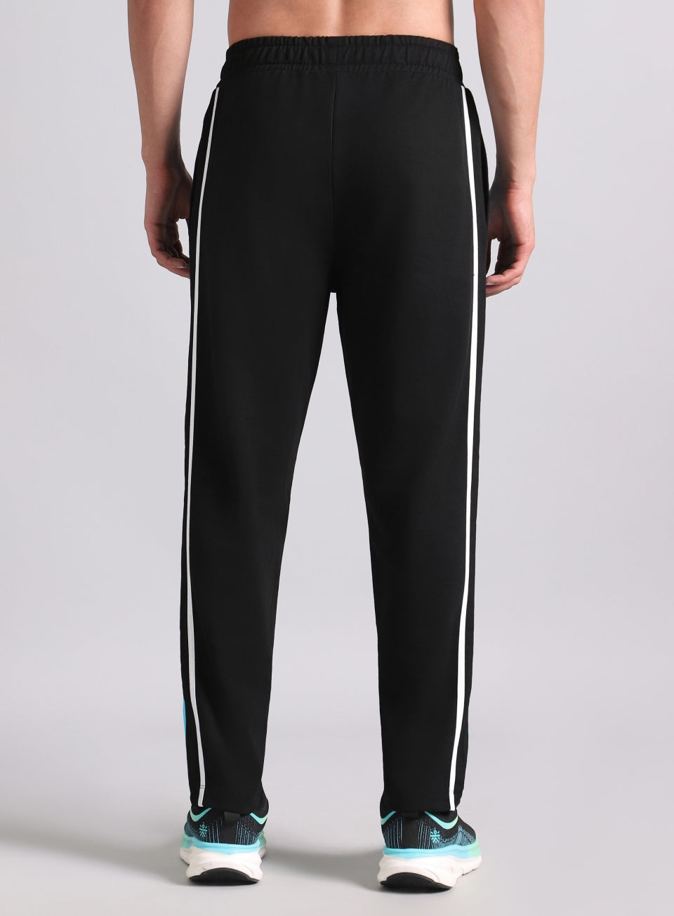 Men's Black Contrast playday Trackpant