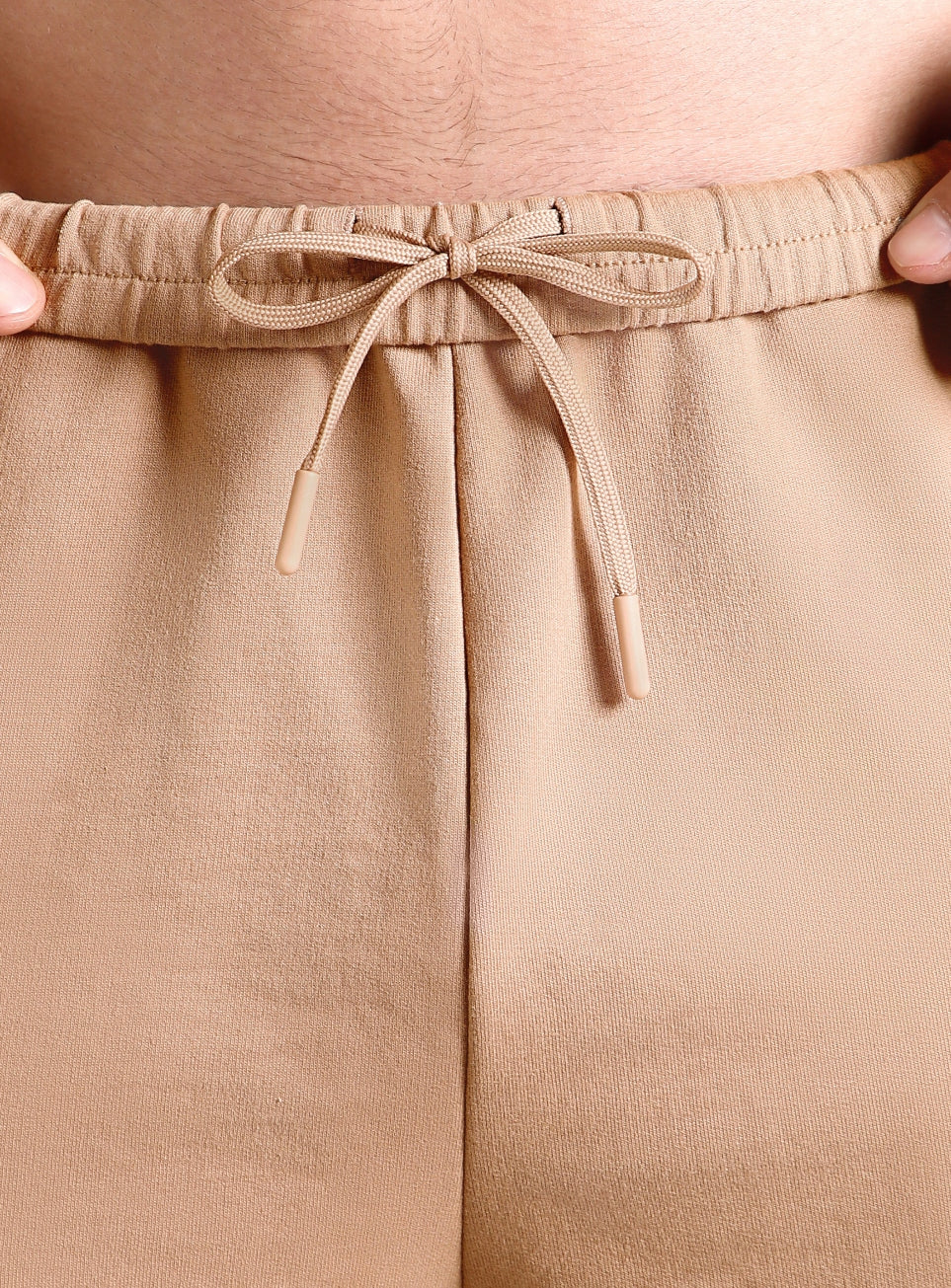 Men's Beige Contrast Playday Trackpants