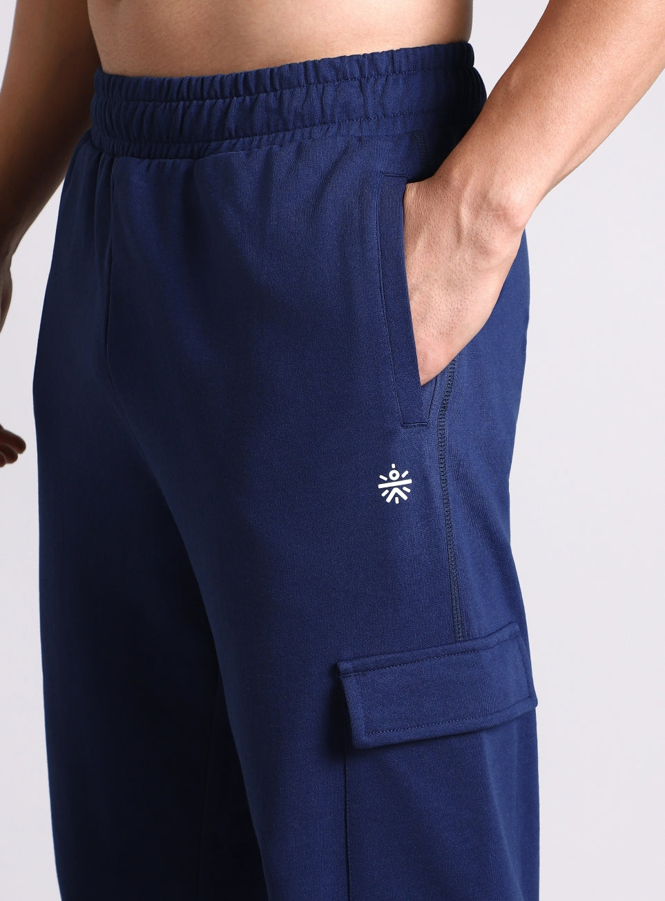 Men's Navy Play In-Out Trackpants