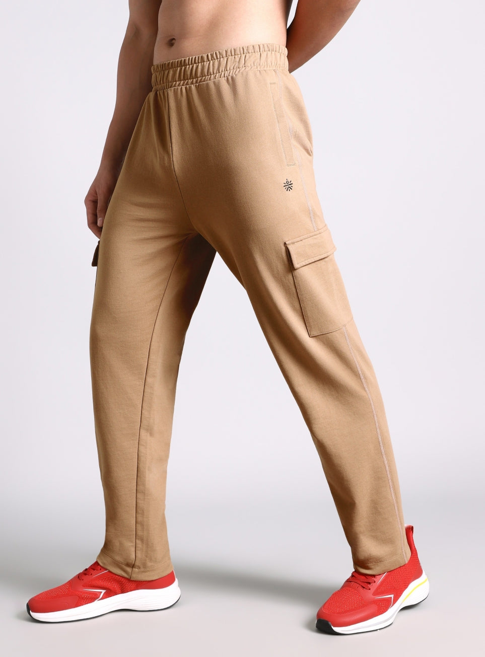 Men's Khaki Play In-Out Trackpants