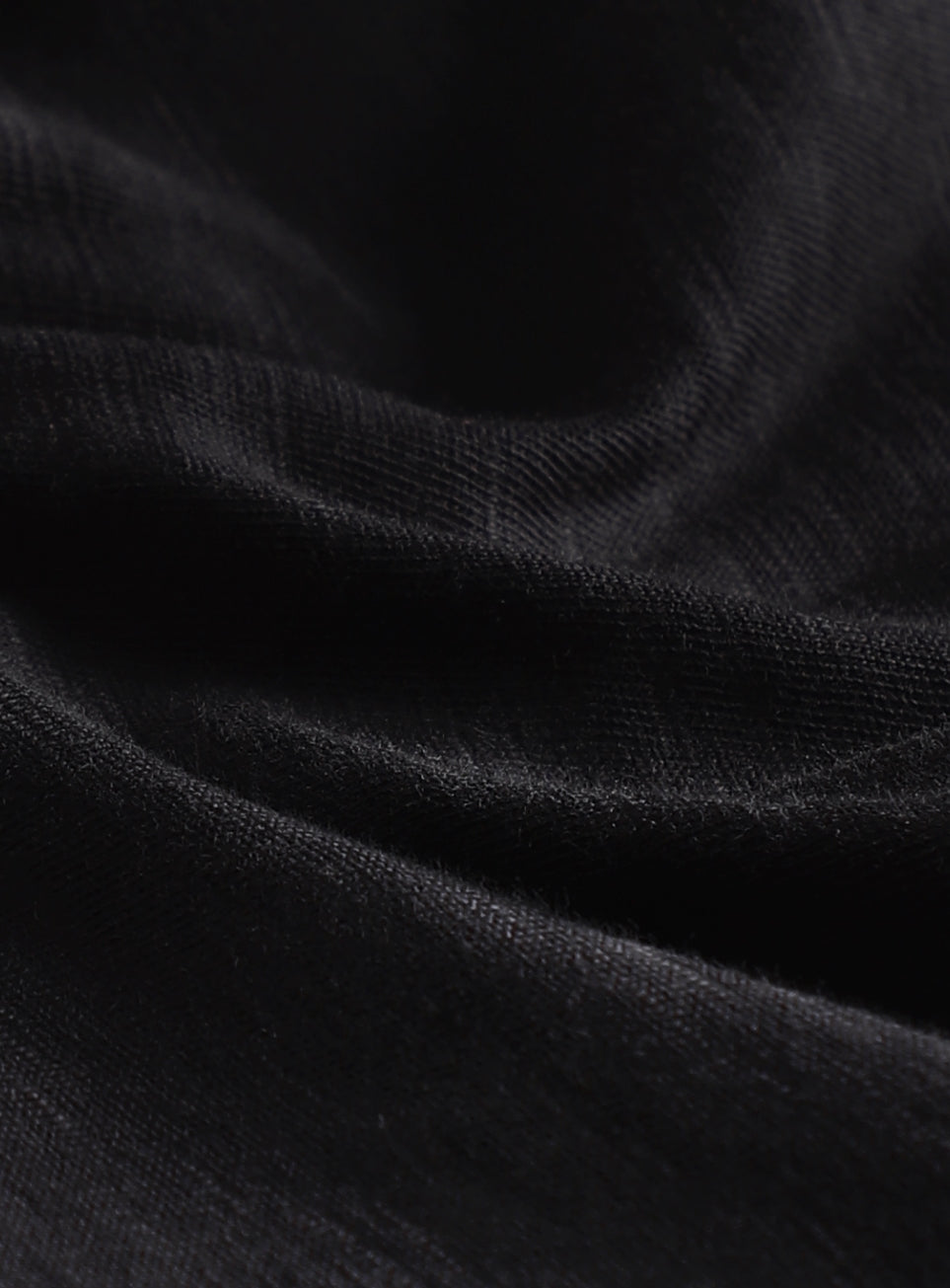 Women's Black Side Ruching Flow T-shirt