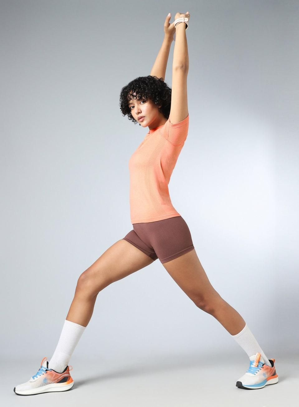 Women's Peach Contour Seamless T-shirt