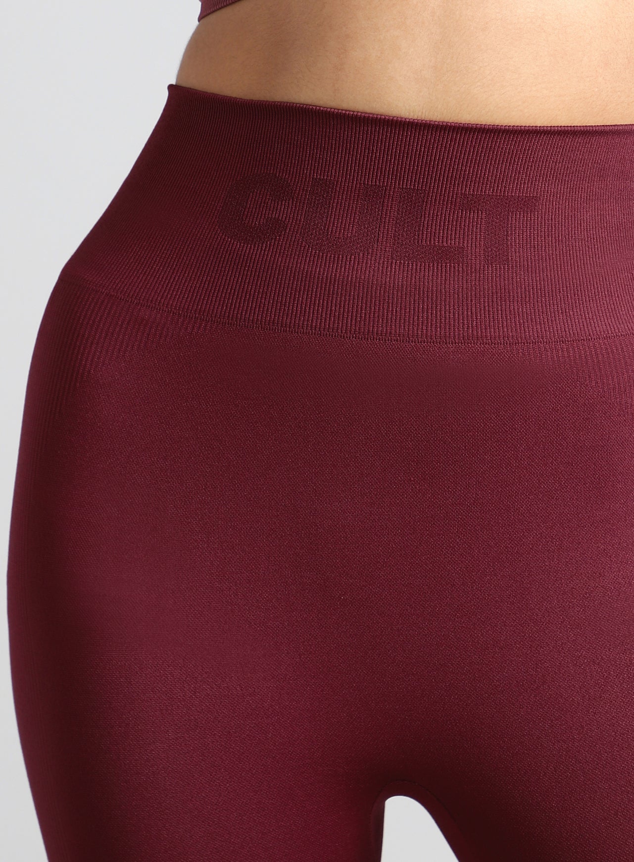 Women's Maroon Swift Form Seamless Tights