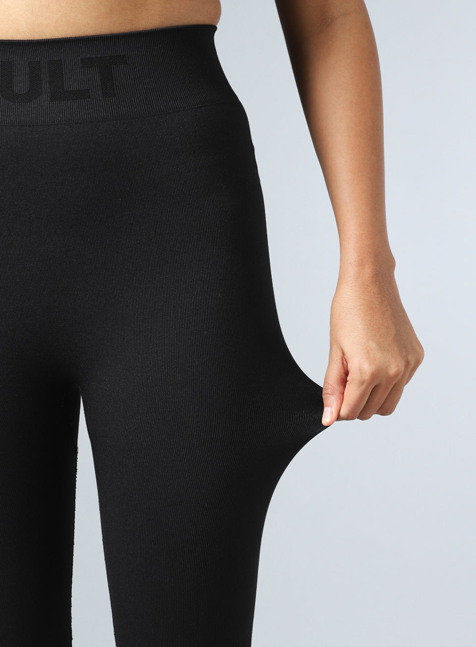 Women's Black Sculpt Fit Seamless Tights