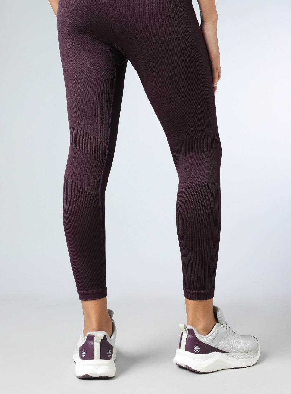 Women's Purple Sculpt Fit Seamless Tights