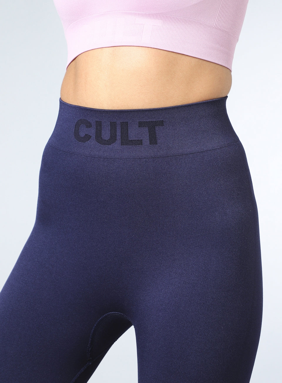 Women's Navy Sculpt Fit Seamless Tights