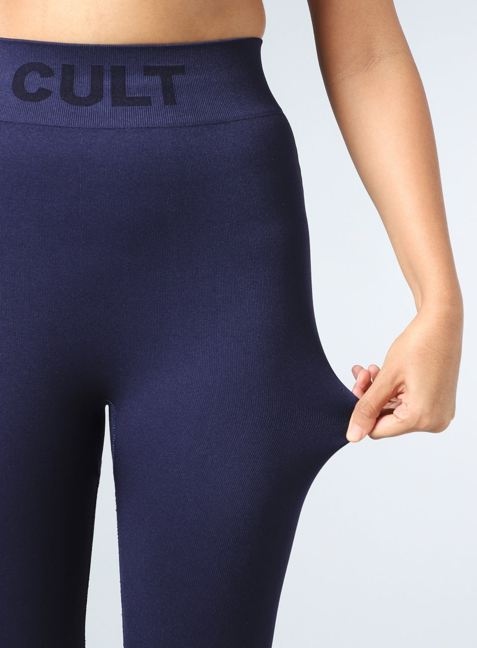 Women's Navy Sculpt Fit Seamless Tights