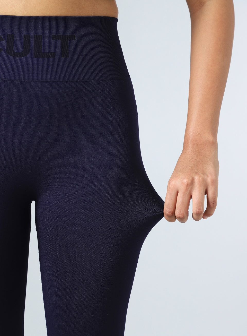 Women's Navy Power Move Seamless Tights