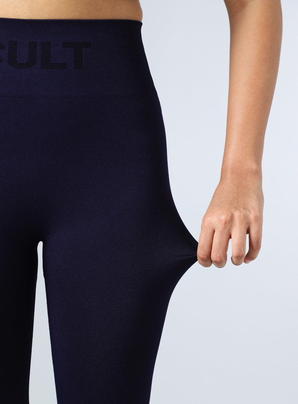 Women's Navy Power Move Seamless Tights