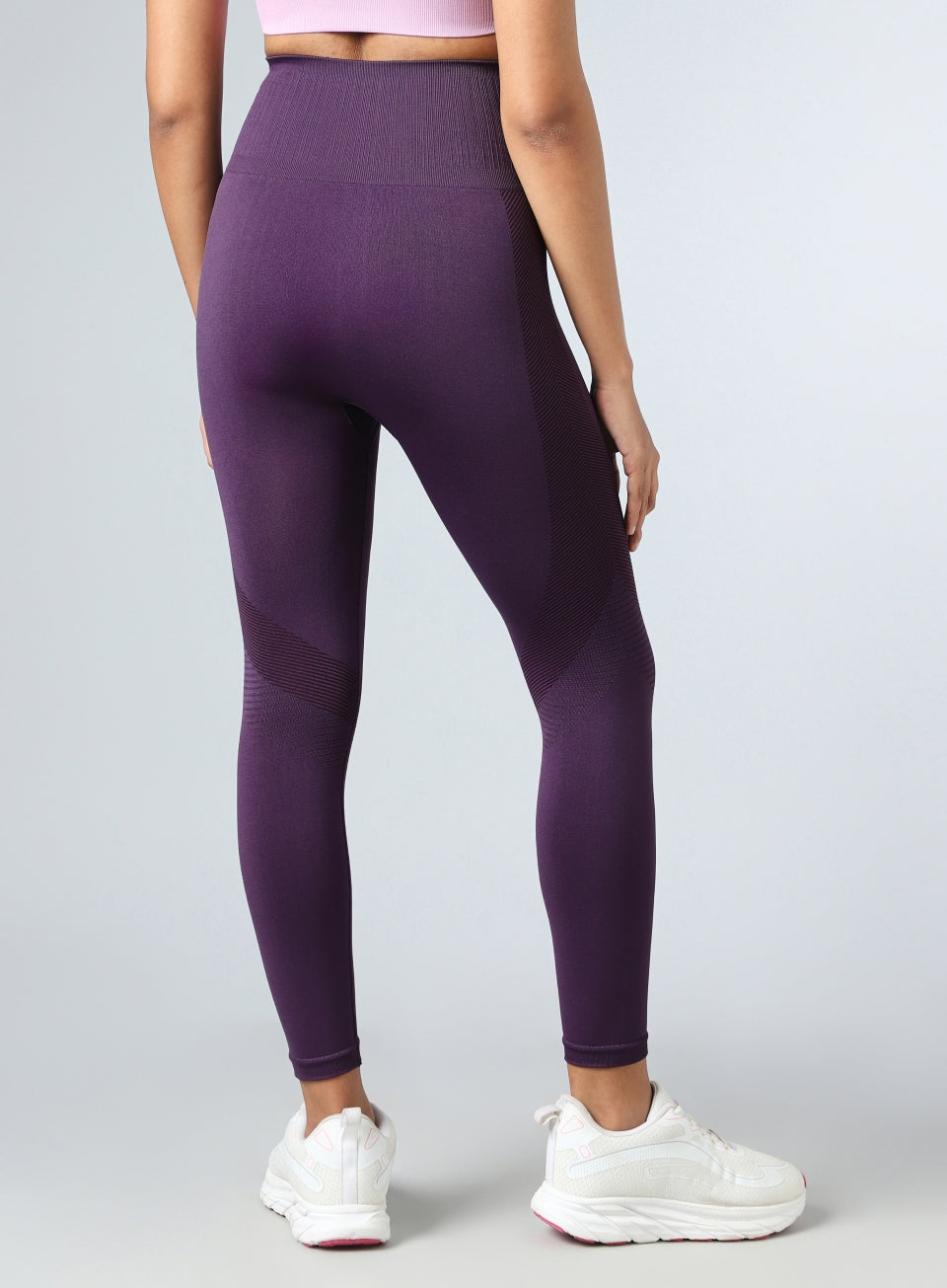 Women's Purple Sculpt Seamless Tights