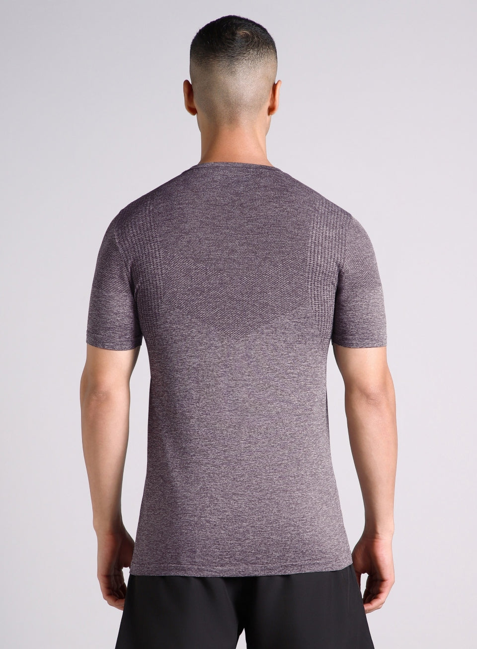 Men's Grey Contour Seamless T-shirt
