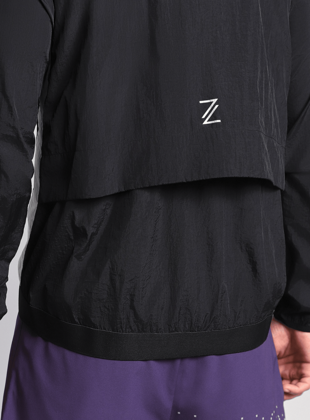 Men's Black Air Vents Running Jacket