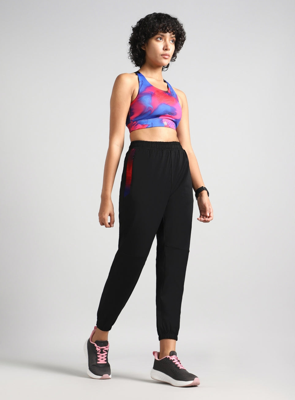 Women's Black Halo Night Run Joggers