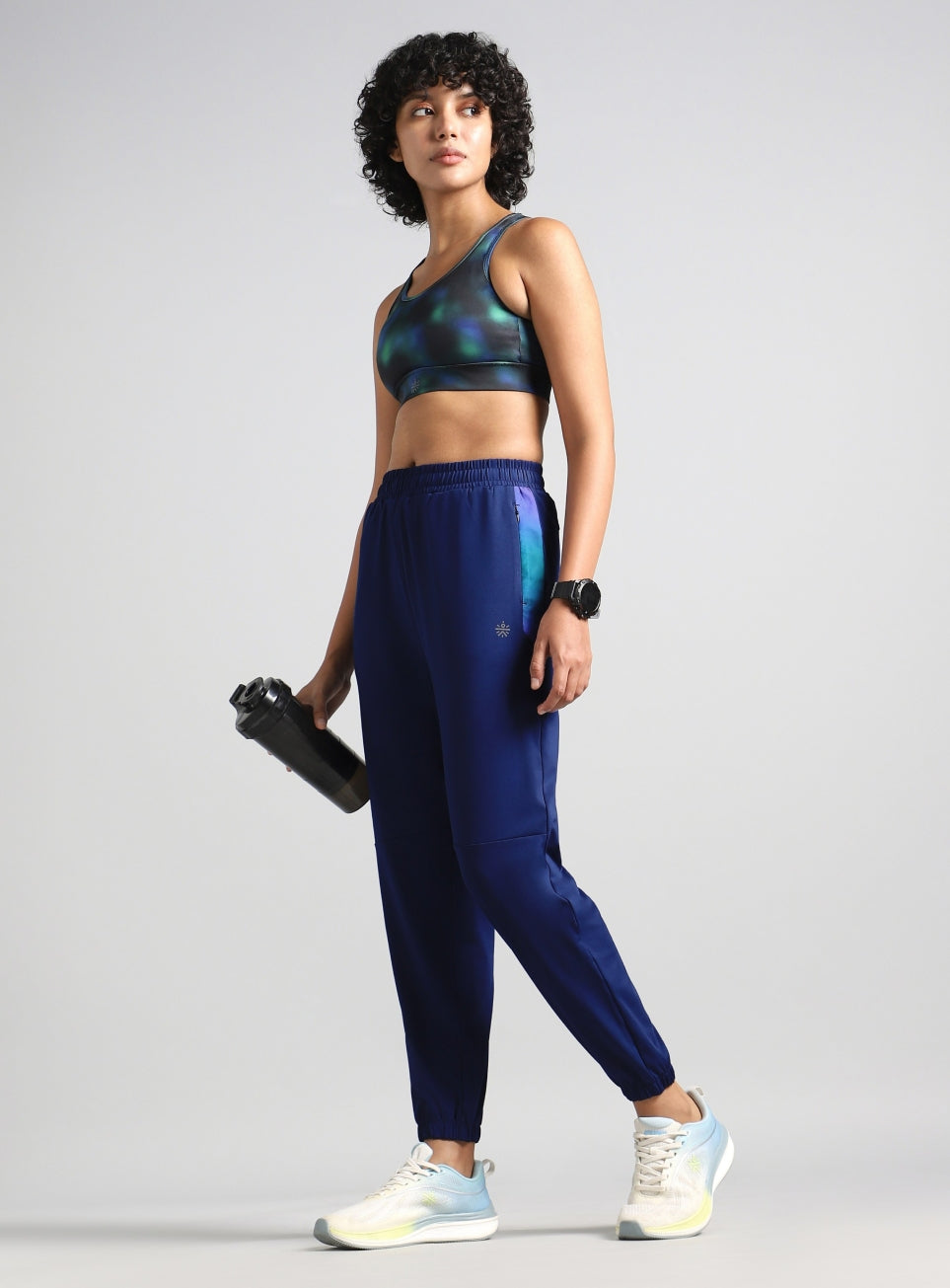 Women's Blue Halo Night Run Joggers