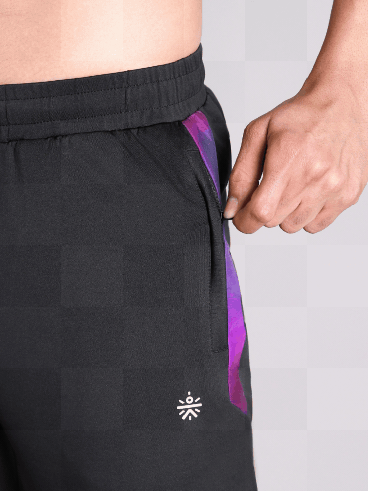 Men's Black Halo Night Run Joggers