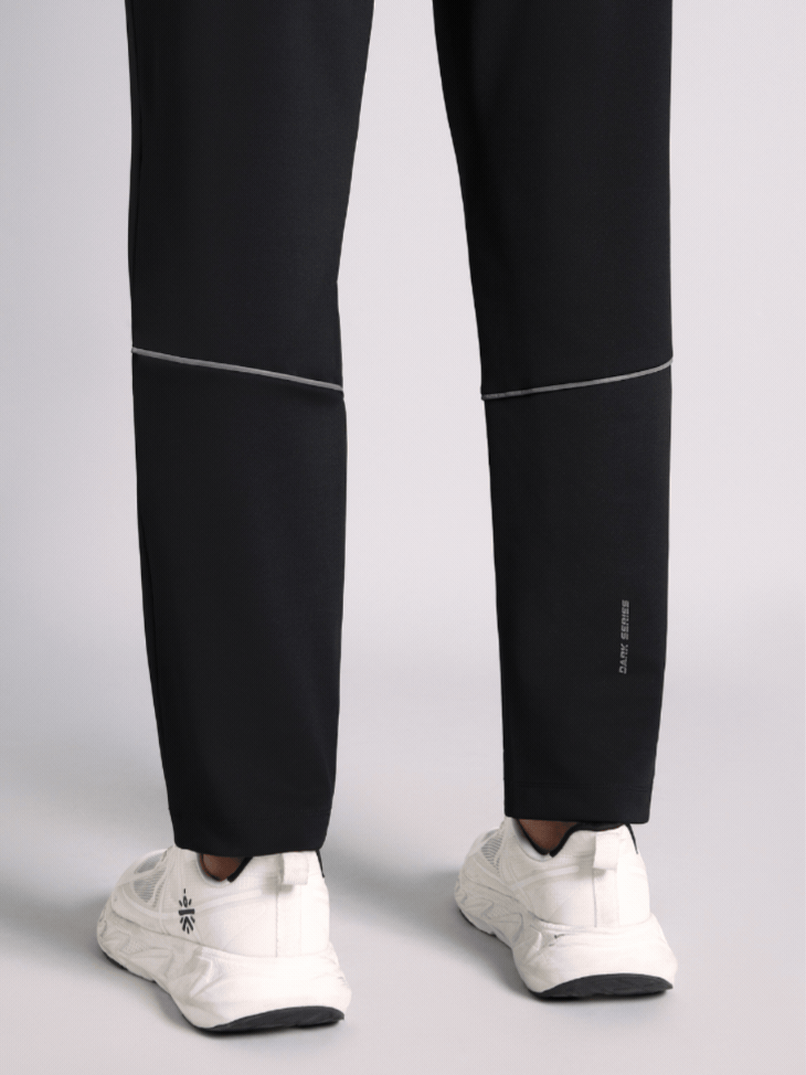 Men's Black Dark Series Running Trackpants