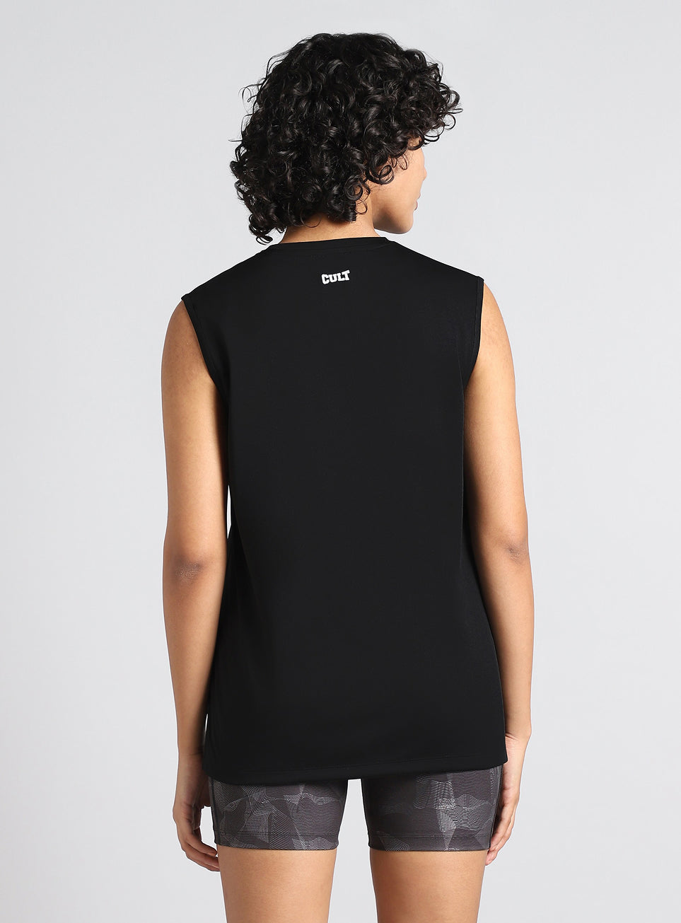 Women's Black Combat Training Muscle Tank