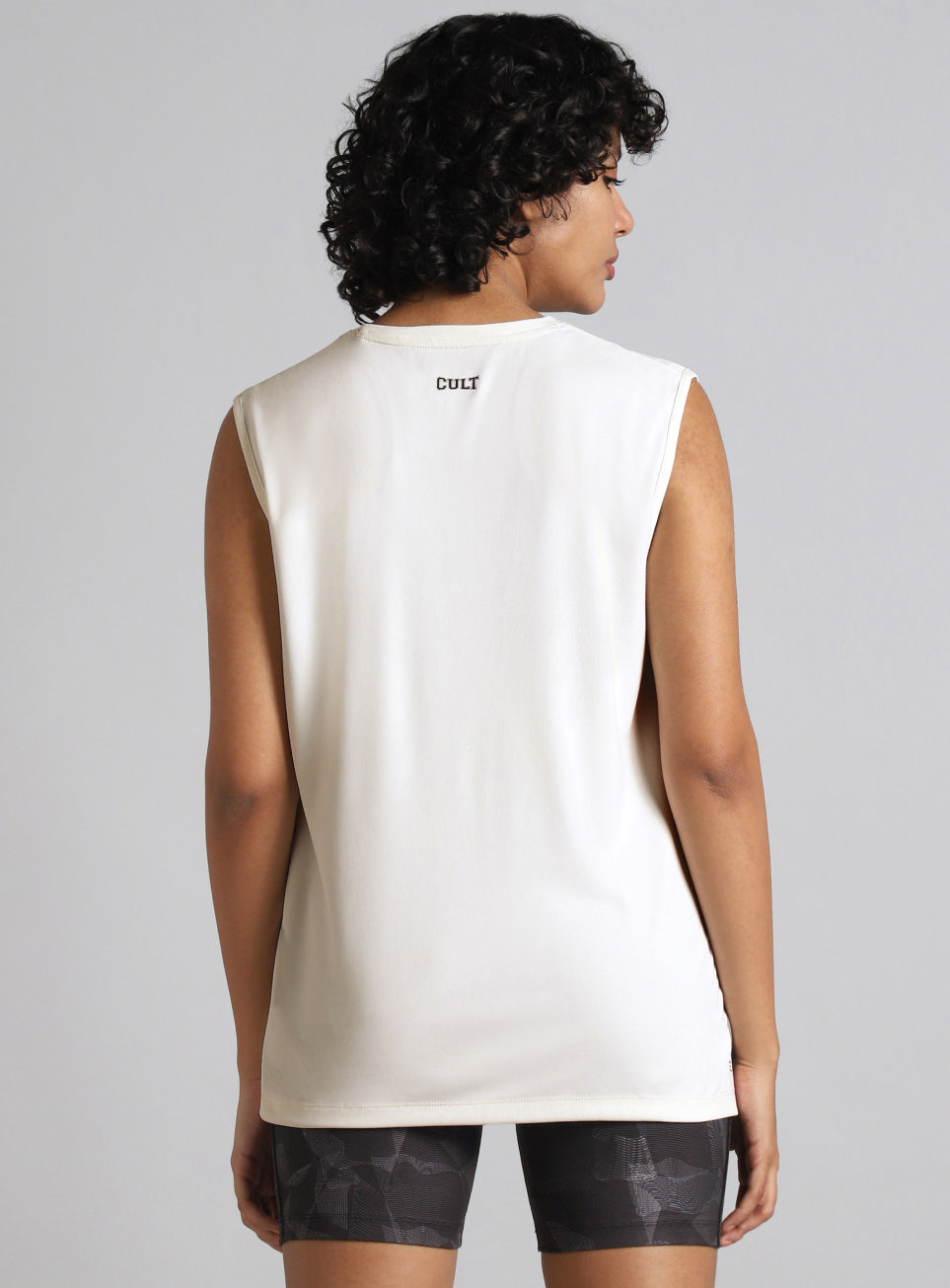 Women's White Combat Training Muscle Tank