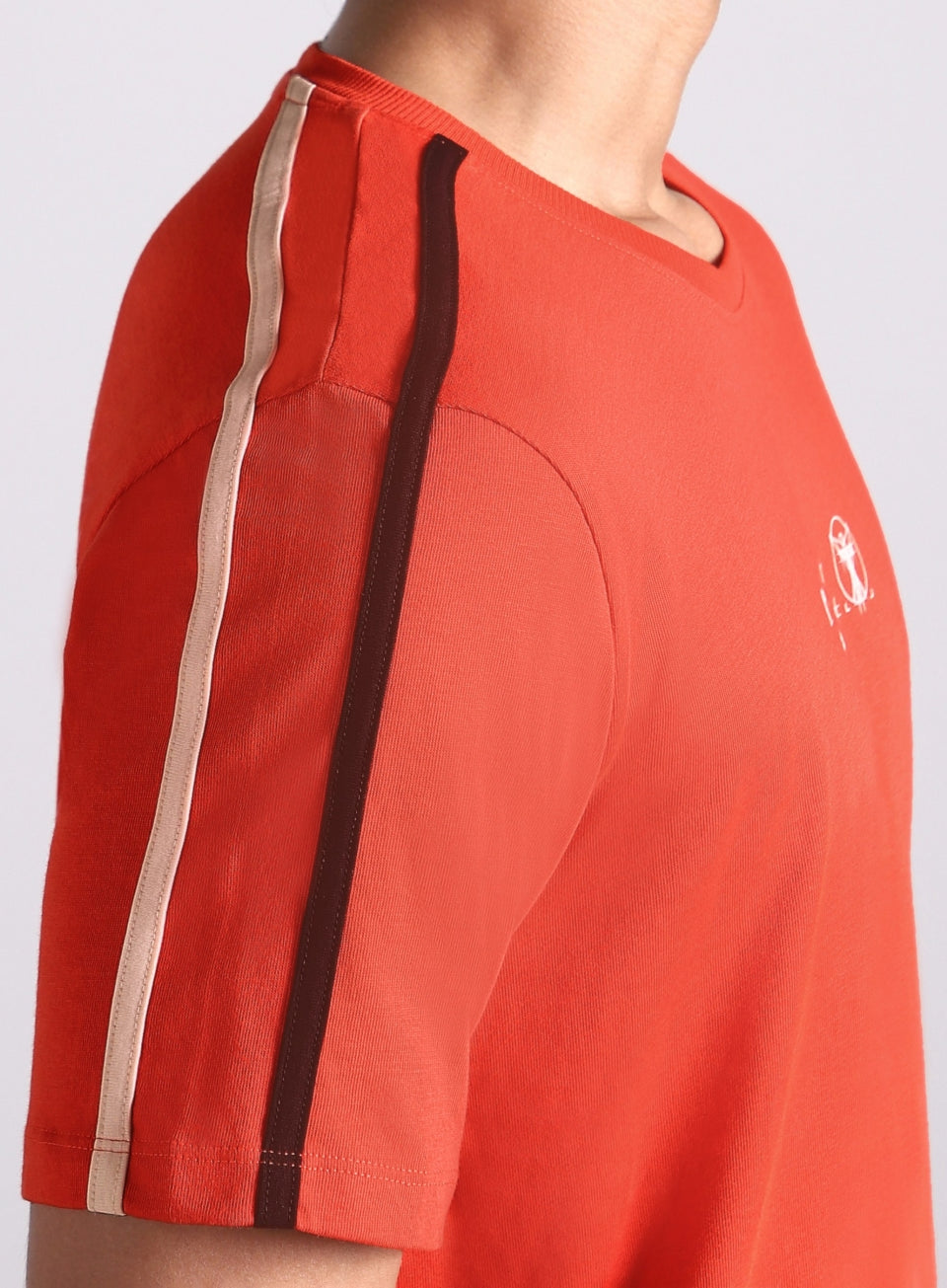 Men's Orange Contrast Playday T-shirt
