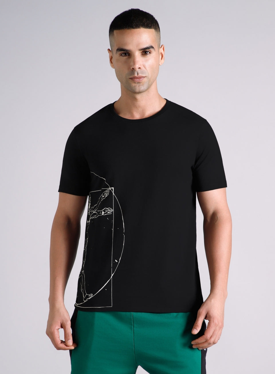 Men's Black Signature V-Man T-shirt