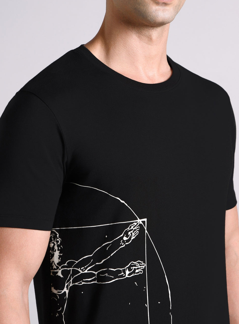 Men's Black Signature V-Man T-shirt