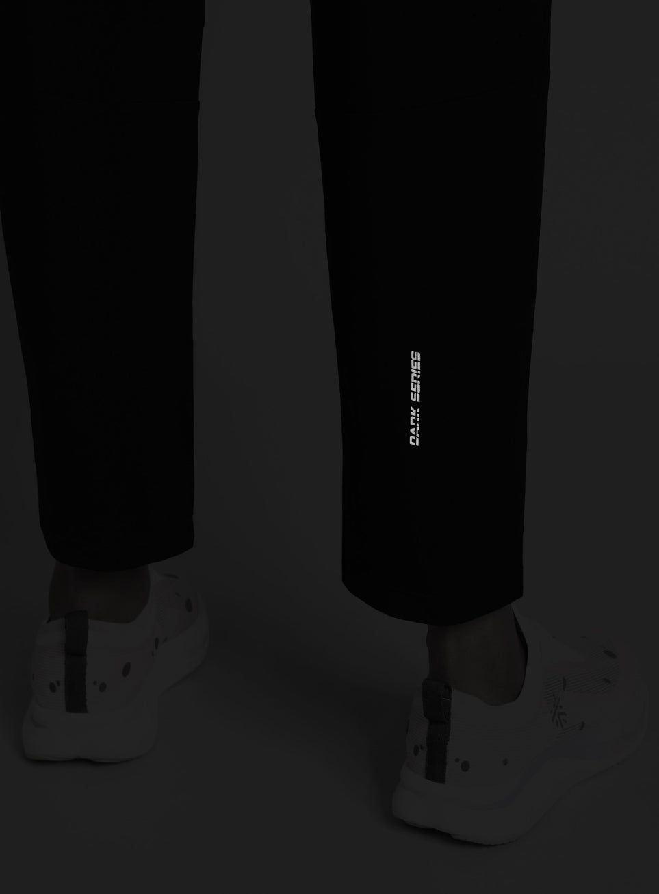 Women's Black Dark Series Running Trackpants