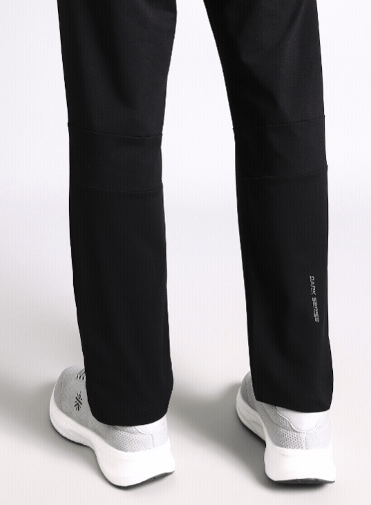 Men's Black Dark Series Running Trackpants