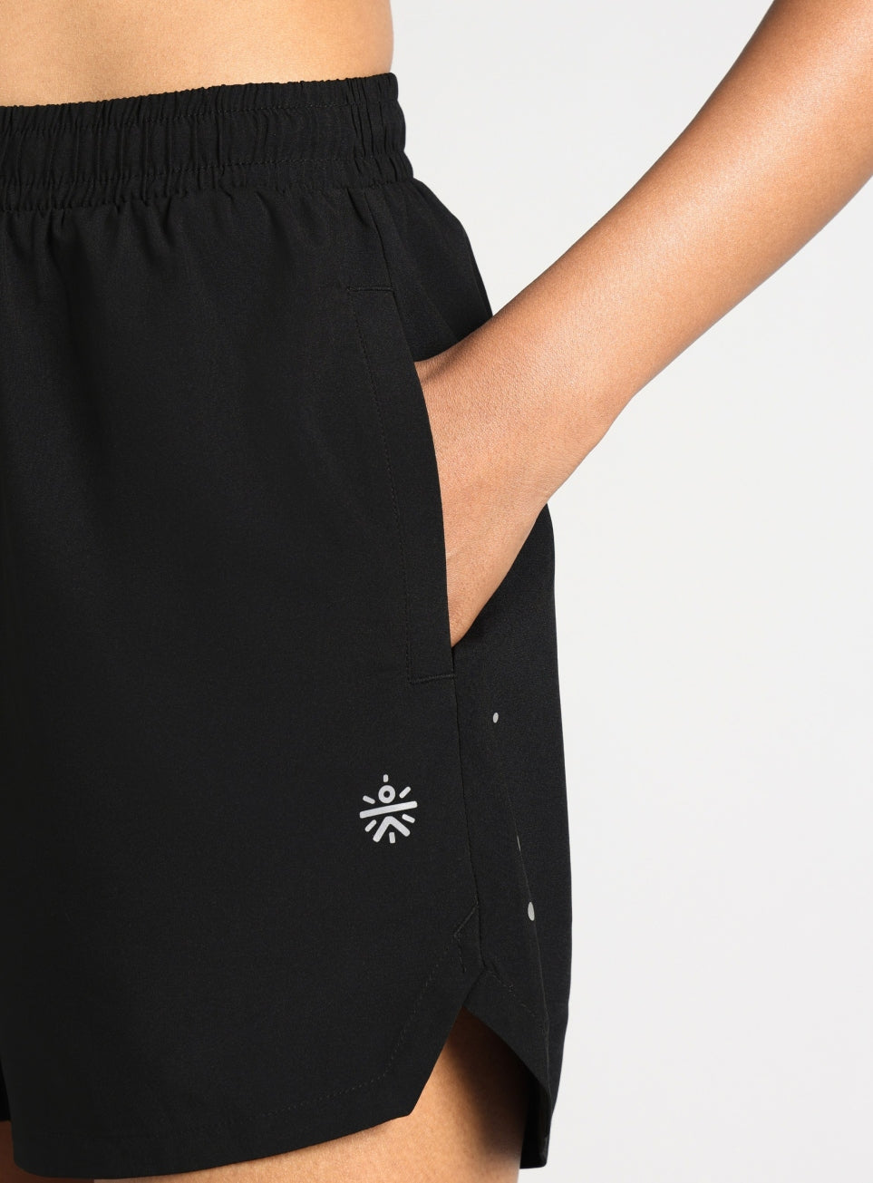 Women's Black After Dark Running Shorts