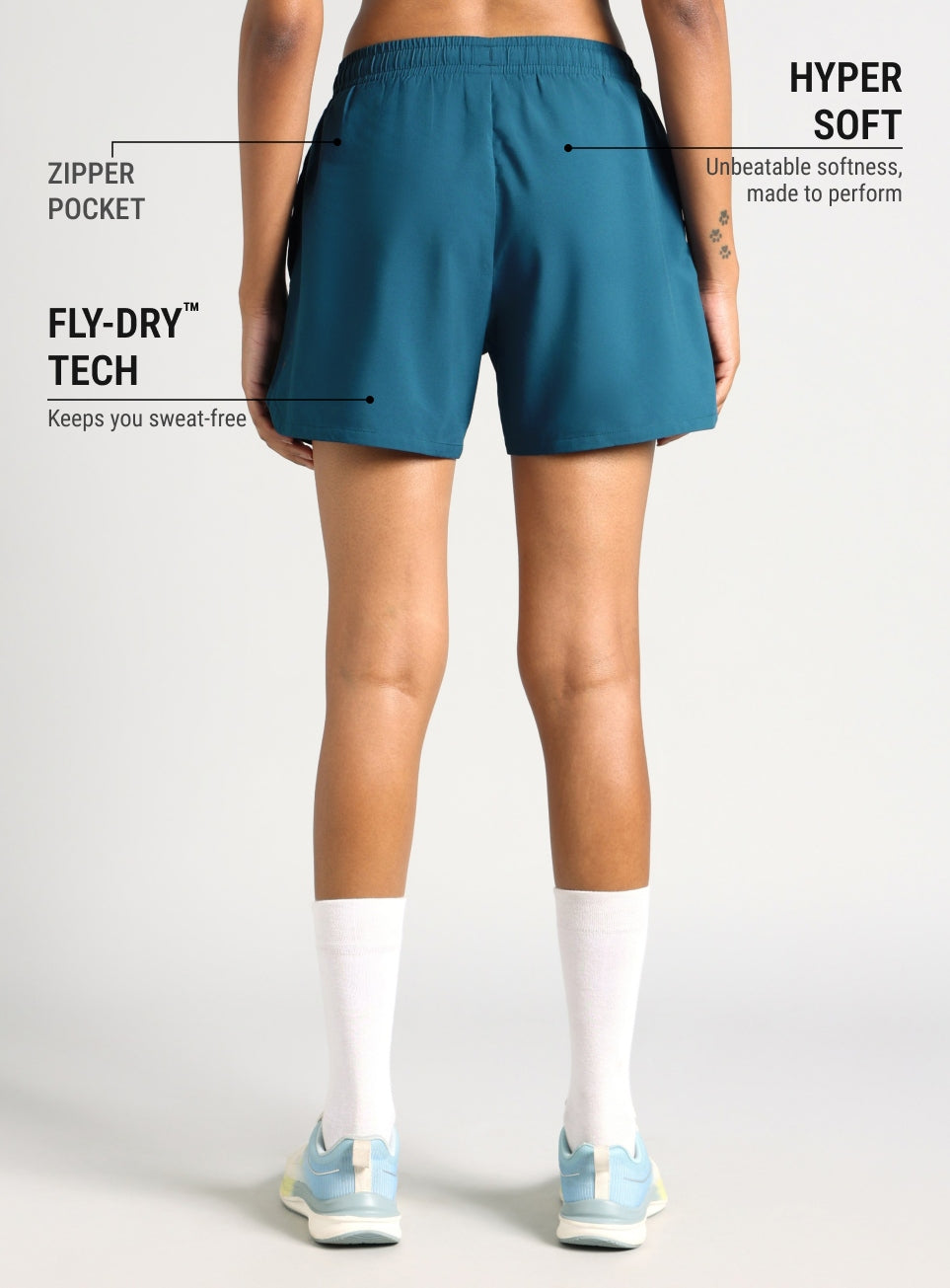 Women's Blue After Dark Running Shorts