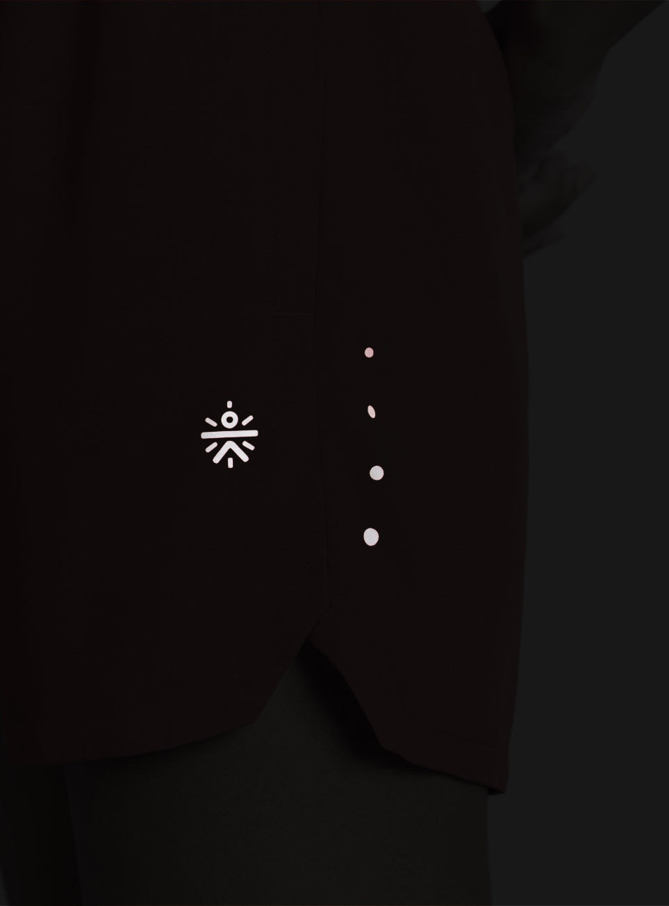Women's Red After Dark Running Shorts