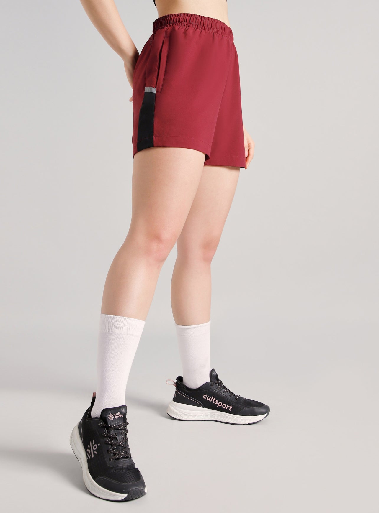 Women's Maroon Moonlight Runner's Shorts