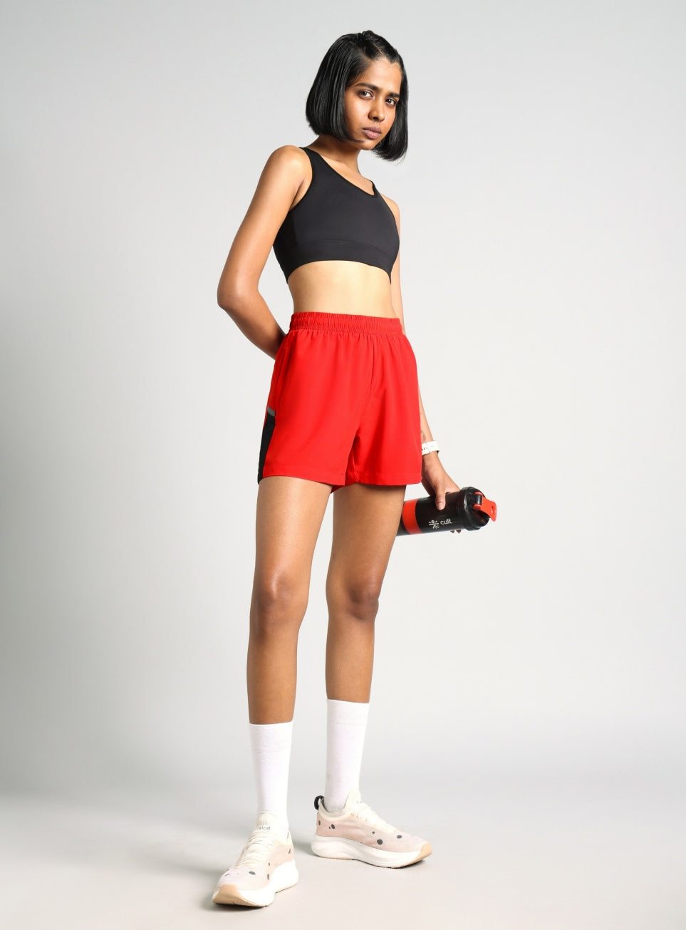 Women's Red Moonlight Running Shorts