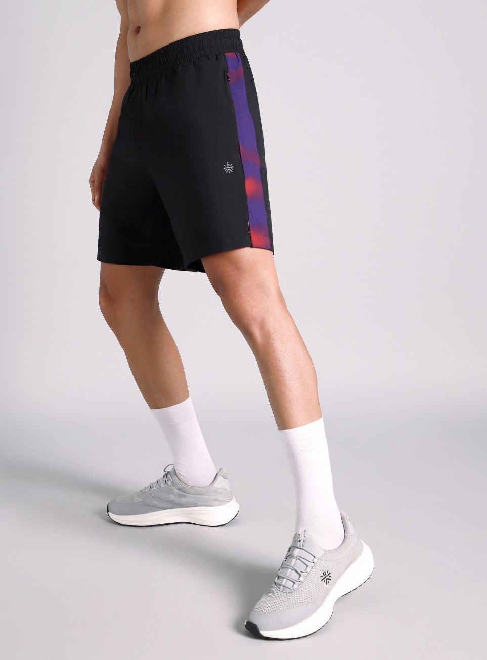 Men's Black Halo Night Run Shorts