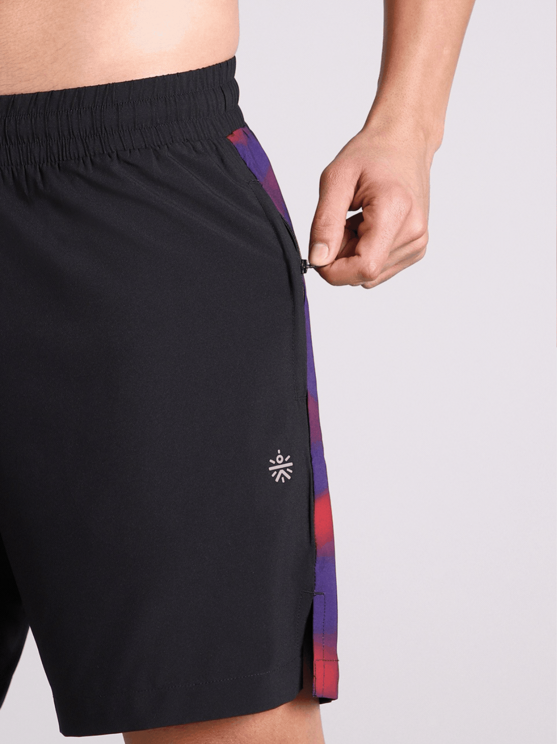 Men's Black Halo Night Run Shorts