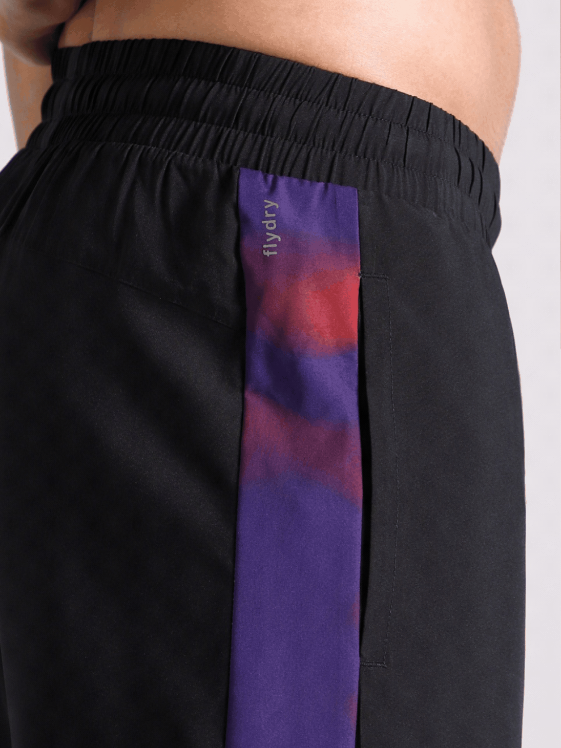 Men's Black Halo Night Run Shorts