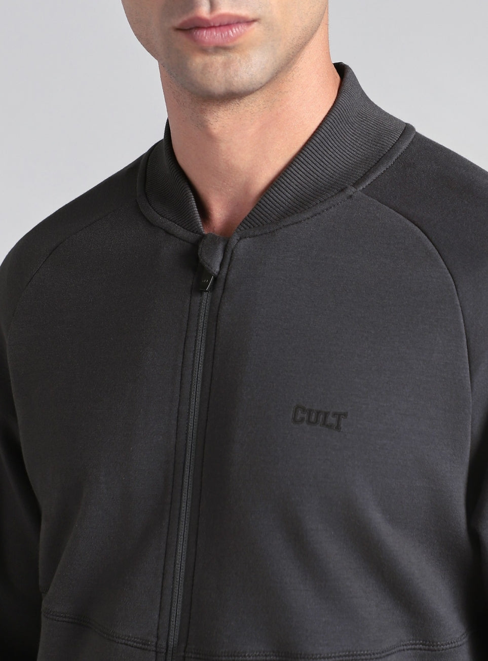 Men's Grey Combat Training Bomber Jacket