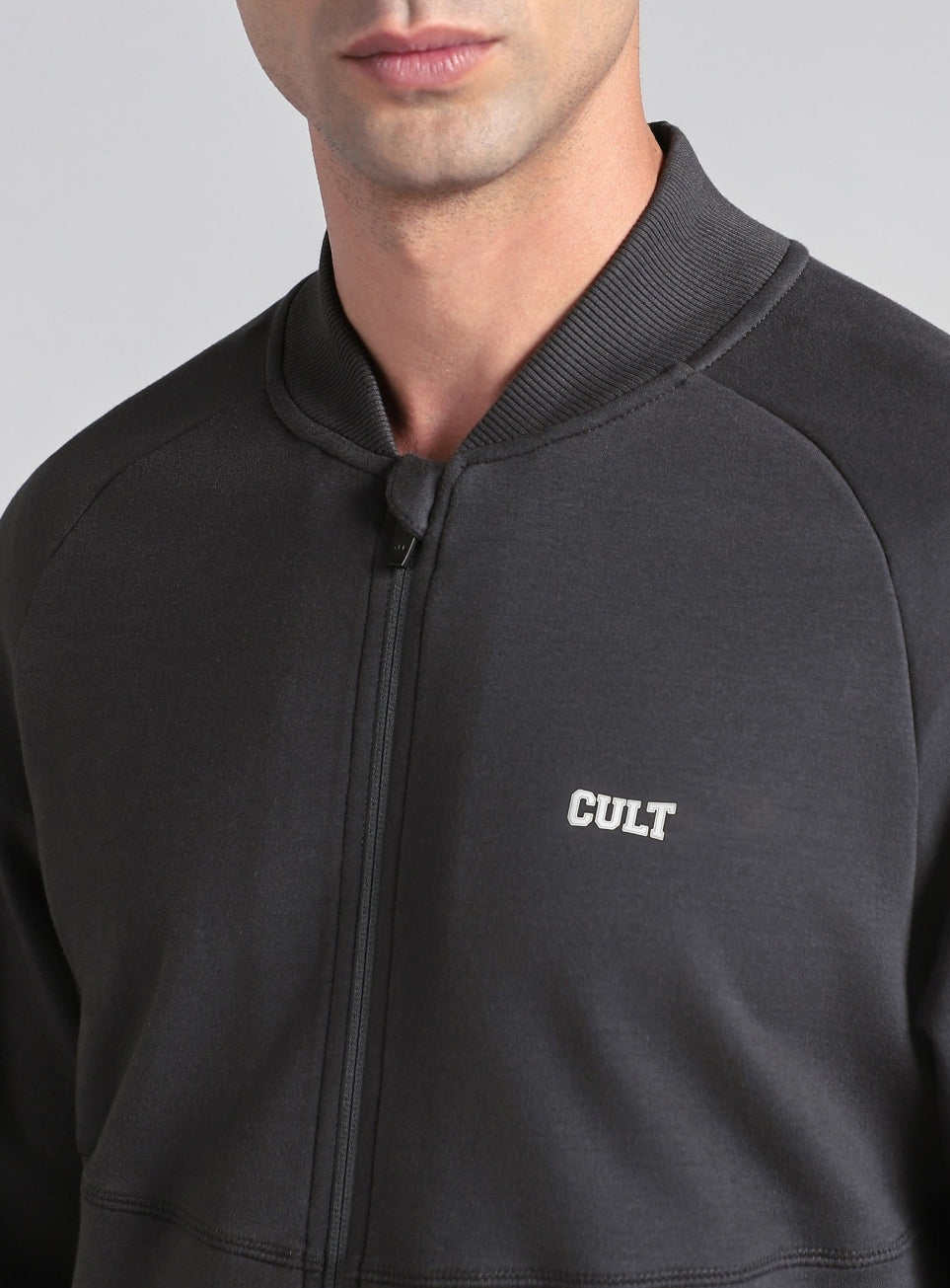 Men's Grey Combat Training Bomber Jacket