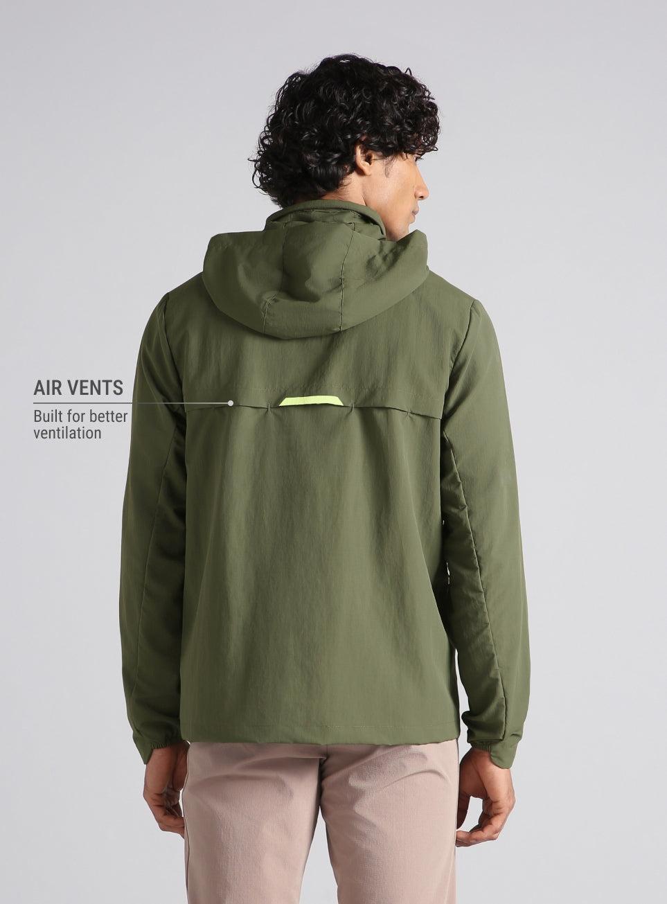 Men's Olive Trail Blaze Outdoor Jacket