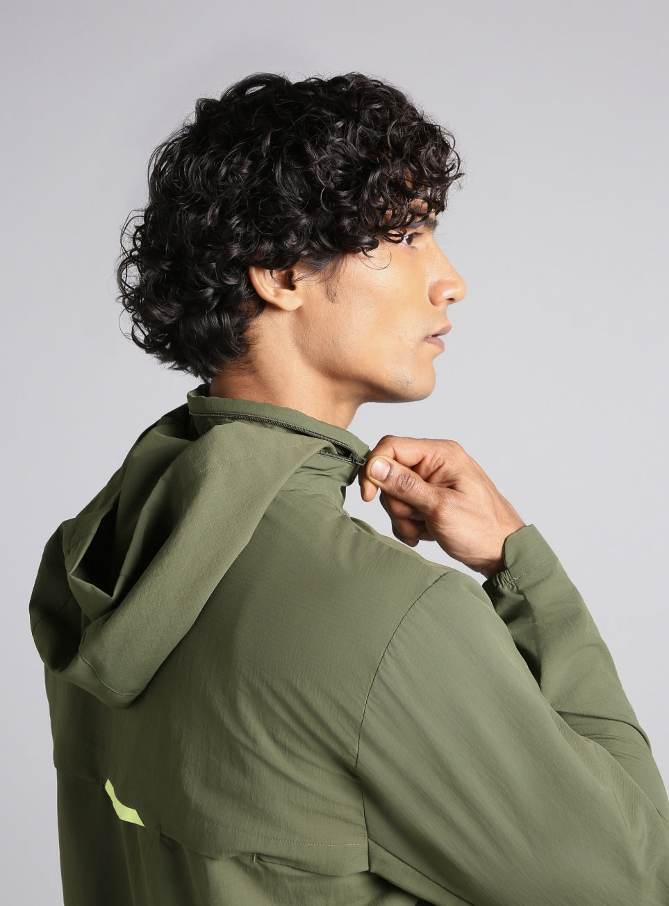 Men's Olive Trail Blaze Outdoor Jacket