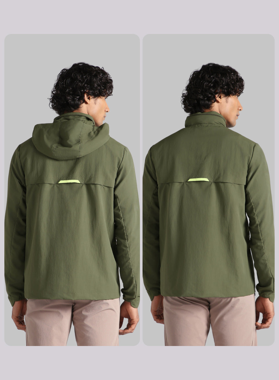 Men's Olive Trail Blaze Outdoor Jacket