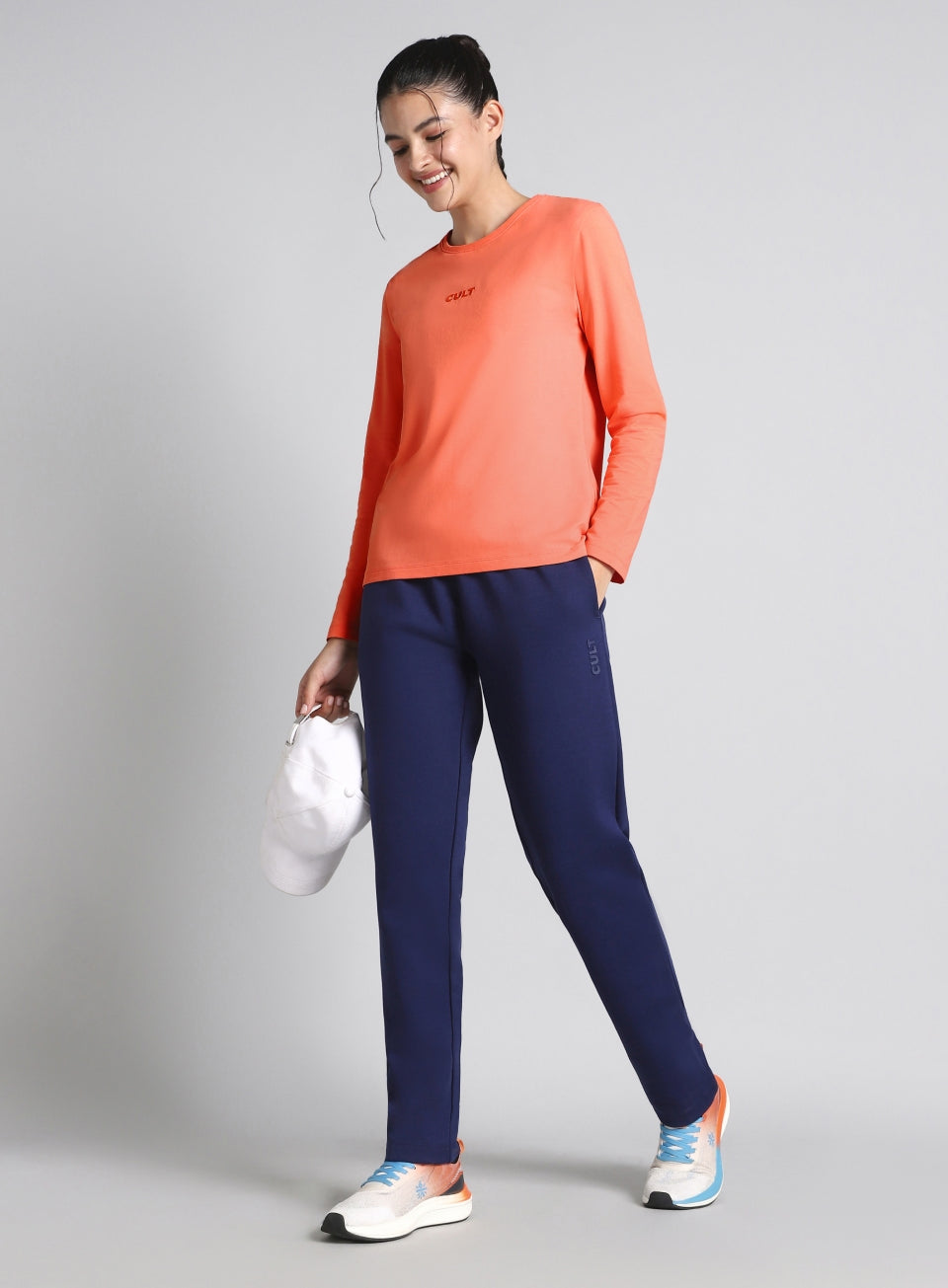 Women's Coral Soft Form Classic Full Sleeves T-shirt