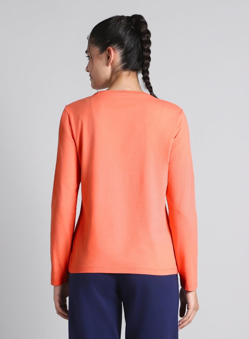 Women's Coral Soft Form Classic Full Sleeves T-shirt