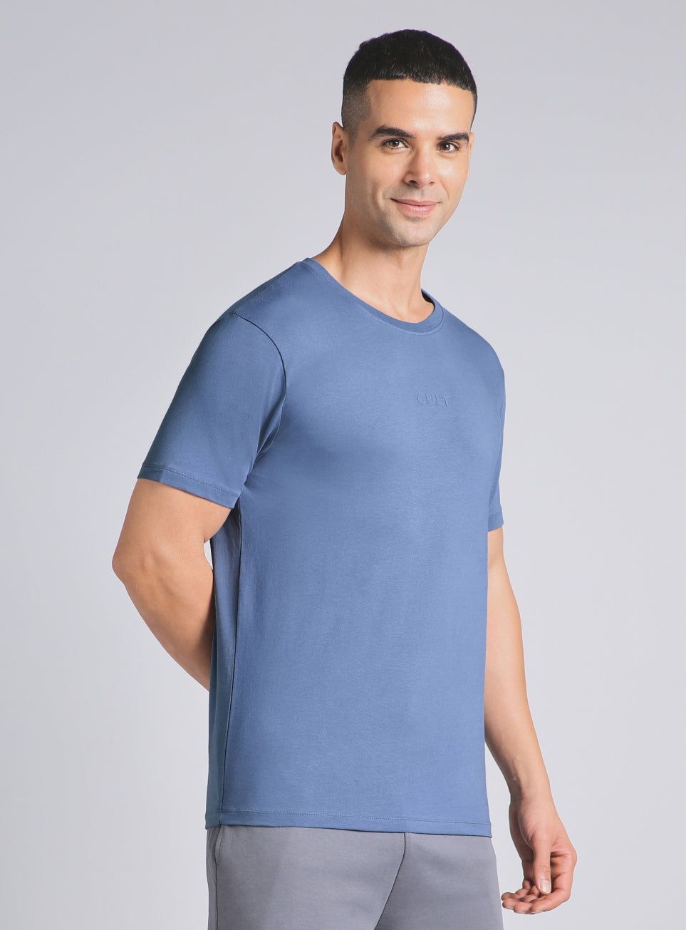 Men's Blue Soft Form Classic T-shirt