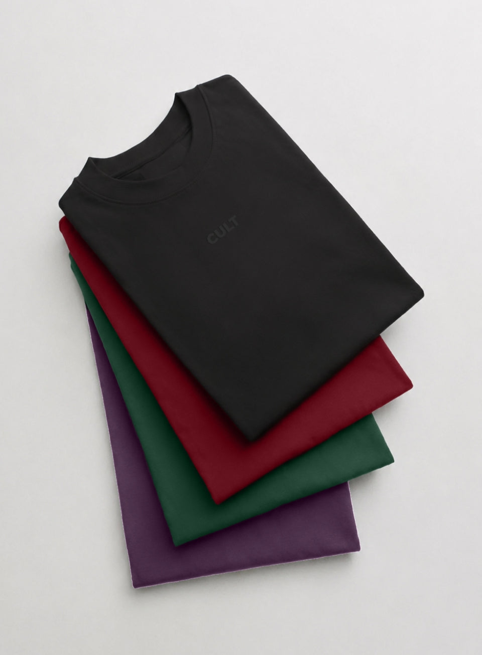 Men's Green Soft Form Full Sleeve Comfort T-shirt