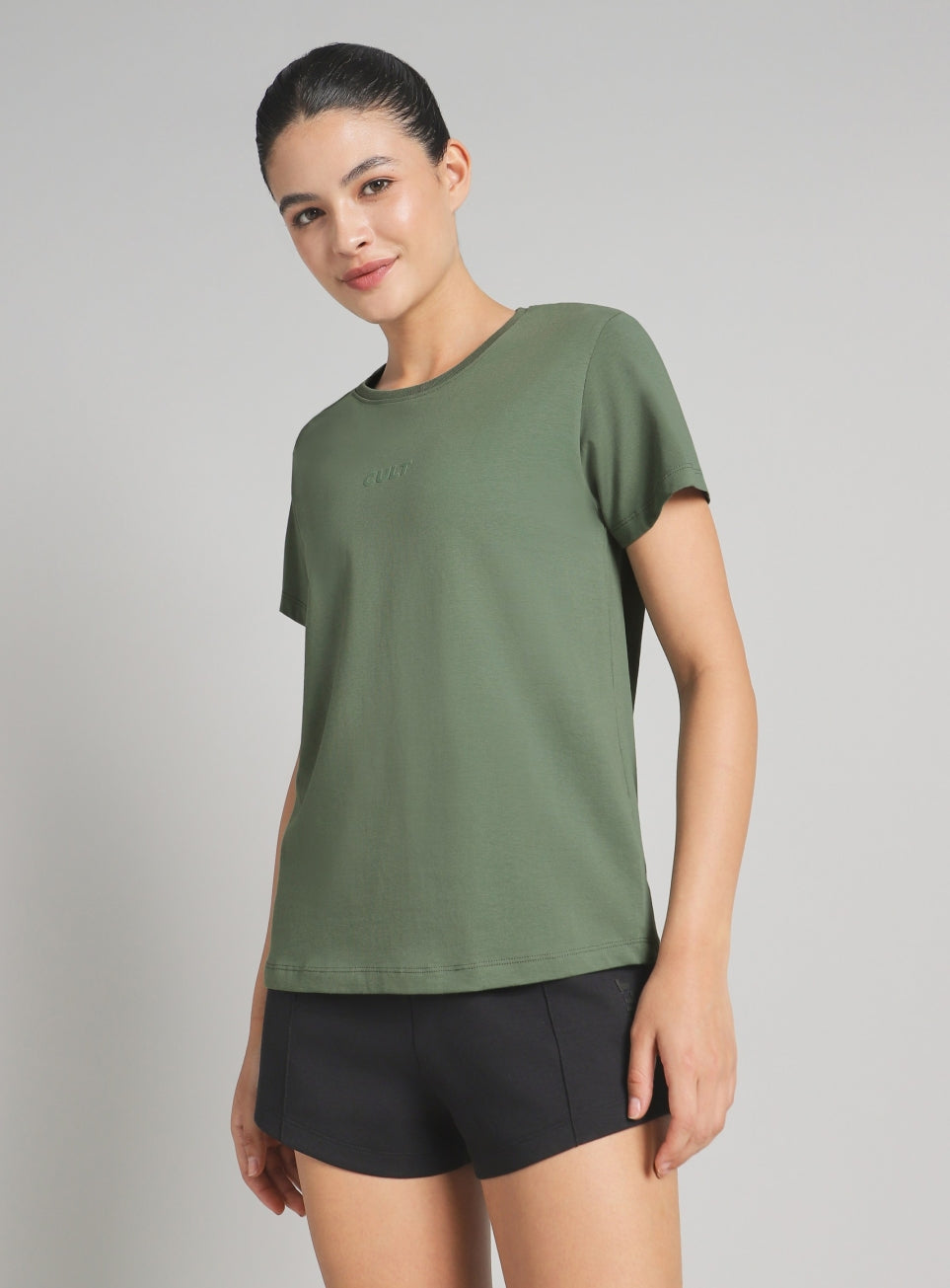 Women's Green Soft Form Classic T-shirt