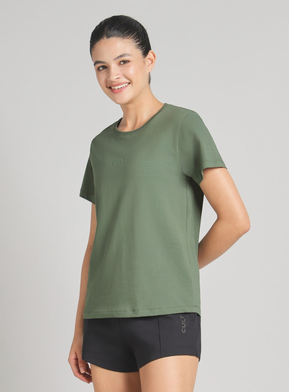 Women's Green Soft Form Classic T-shirt