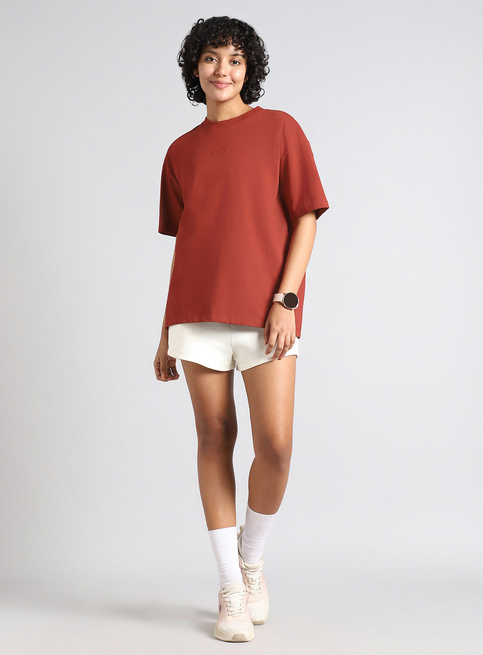 Women's Rust Soft Form Oversized Comfort T-shirt