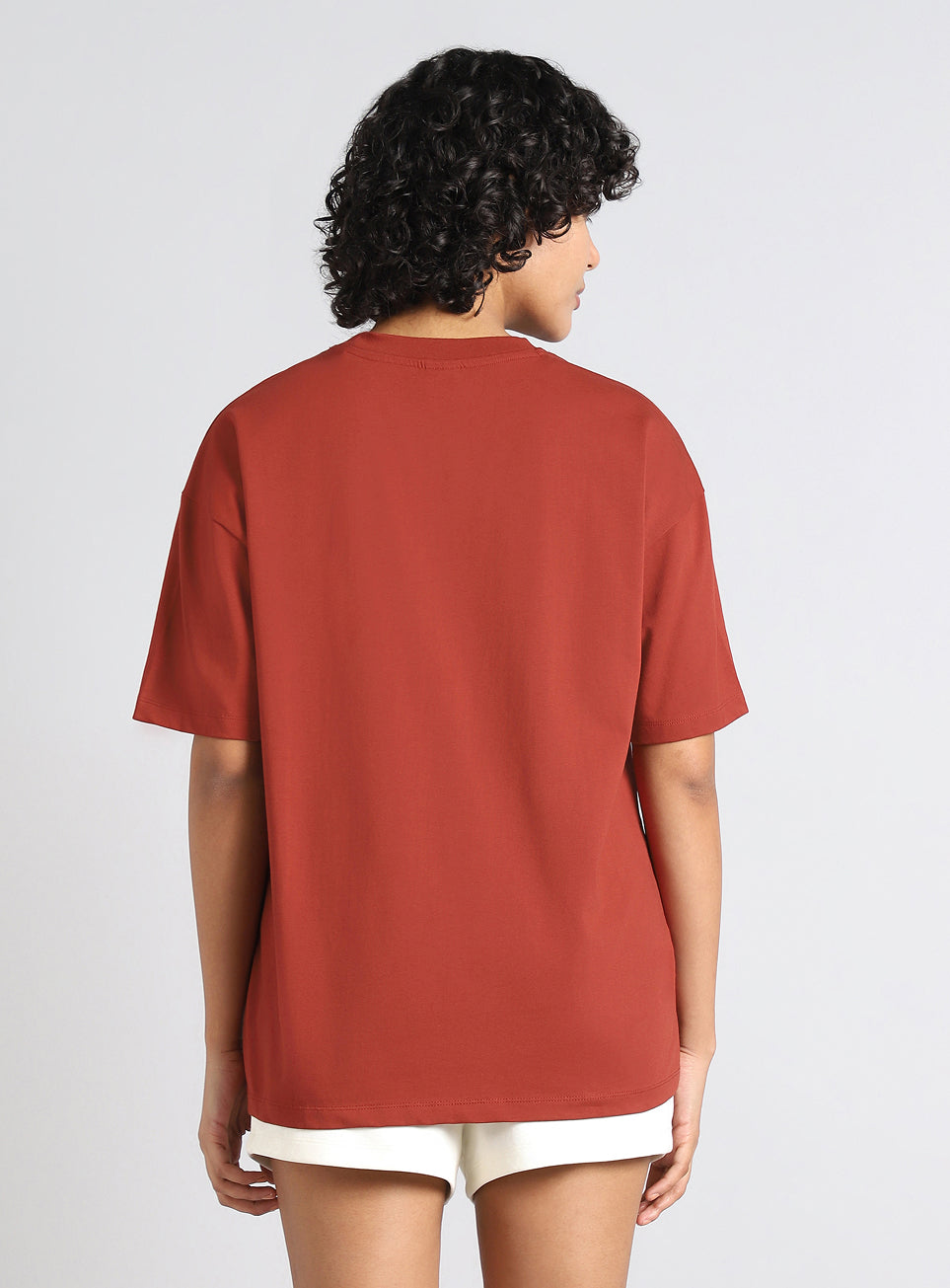 Women's Rust Soft Form Oversized Comfort T-shirt